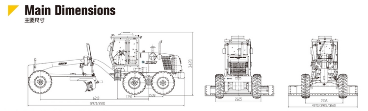 XCMG official manufacturer GR215 motor grader for sale